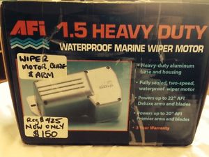 AFI 1.5 HEAVY DUTY WATERPROOF MARINE WIPER MOTOR