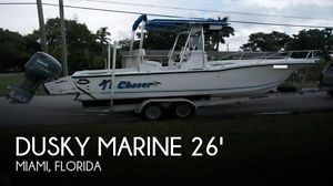 1995 Dusky Marine 256 Fisherman's Cuddy Center Console