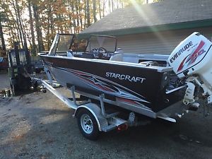 2013 starcraft star craft super fisherman 186 evinrude e-tec 135 ho 95 hours