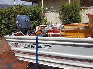 Quintrex 4.3 Centre Console Fish Runner  50 hp Yamaha 4 stroke.