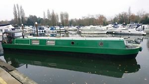 46 ft liveaboard houseboat narrowboat in excellent condition