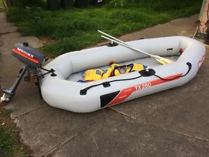 Sevylor Inflatable boat 2.8m mariner 2hp