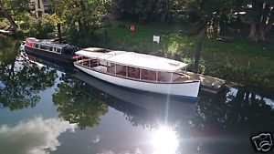 Classic 1930's wooden passenger boat perfect for houseboat conversion