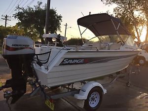 Savage Ranger 480 SL 2004 Runabout Aluminium Boat **No Reserve**