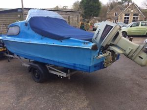 Shetland boat with trailer engine -ready to roll enclosed cabin -can deliver