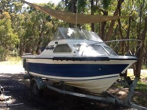 fishing boat half cabin king fisher yamaha 60hp may suit tinny savage quintrex