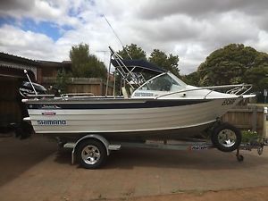 savage ranger 4.55m SL 98 model runabout aluminium boat