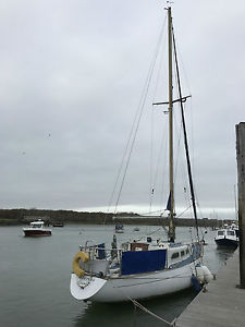 She 31 sailing boat, volvo 18hp diesel.