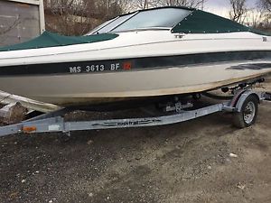 1997 LARSON POWER BOAT 18FT BOWRIDER W/TRAILER