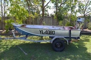 Weston Craft 12 FT Aluminium Tinny 15HP Honda Outboard & trailer