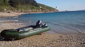 Inflatable Boat, 2 stroke outboard yamaha 20hp, RIB, SIB, Dinghy, fishing