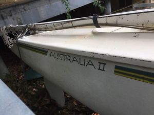 Ben Lexcen Quarter Scale 12 Metre Yacht Australia II .