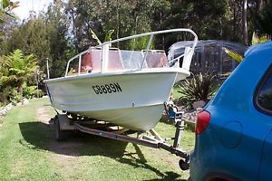 Quintrex 4.5 metre Runabout boat