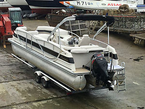 2006 HARRIS 27FT AMERICAN PARTY BOAT - RE-ADVERTISED DUE TO COMPLETE T/WASTER