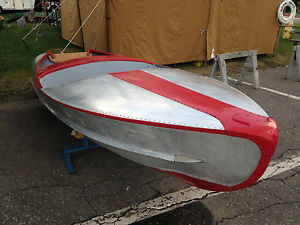 1947 Vintage Original Feather Craft Aluminum 12' Runabout  Outboard boat