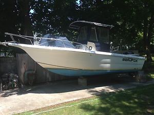 2002 Sea Fox 23' center console with built in head, 200 Merc O/B Boston whale