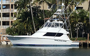 65' Hatteras Open Bridge full tower fishing machine