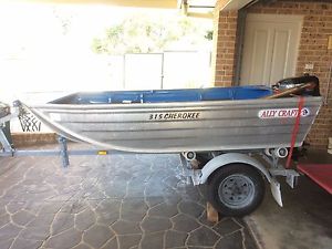 Allycraft Lake Boat 315 Cherokee 4hp Mercury