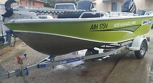 clark kakadu pro 4.35 50hp fishing boat