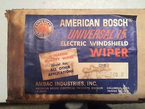 NOS Chrome American Bosch Electric Windshield Wiper Motor WWF 1207-720 S