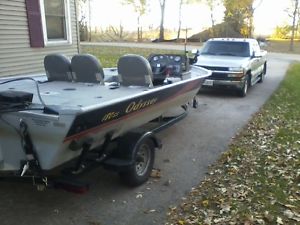 2002 Odyssey Bass Boat 180SS Fishing Boat 18 foot with 90HP Nissan Engine