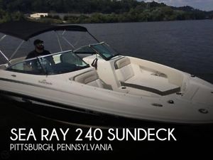 2012 Sea Ray 240 Sundeck Used