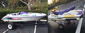 95 Sea Doo Speedster (4 seats ) 96 Sea Doo Bombardier  (3 Seats)