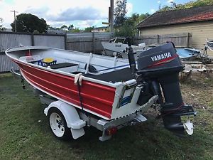 4.3M Quintrex, With Trailer And 40HP Yamaha Motor - 1998 A1 Cond. Ready 4 Use