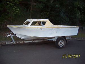 Boat Half Cabin & Trailer in Sydney