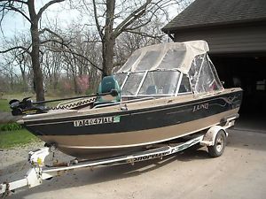 2000 Lund 1700 Adventure Sport fishing boat