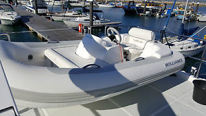 Williams Turbojet 285 Jet Tender 105BHP Weber 4 Stroke.2007. 5 Hours use! Rib.