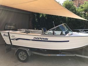 Stessl 430 Sportsman Boat with 40HP Motor