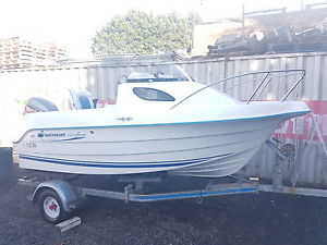 Boat quicksilver 420 2006 40 mariner Efi