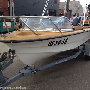 Fishing Boat Pongrass Surfmaster 14.5' Fibreglass 35hp Evinrude Reg Trailer