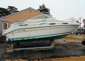 1993 23' SEA RAY 230 CUDDIE CABIN MERCRUISER 4.3 6CYL ALPHA IN BRICK NJ (SHAV)