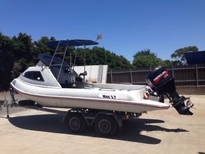 Mac 5.7m rigid inflatable dive boat - Cubby Cab