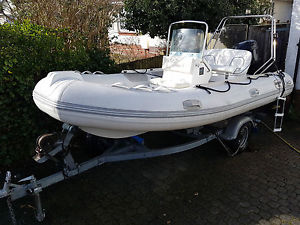 RIB 4.3m RIGID INFLATABLE SPEEDBOAT 2010 RAPID 430