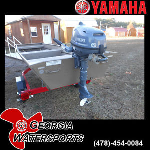 2016 Smokercraft 1232 12' Jon Boat w/ 6 hp Yamaha 4-stroke Outboard Motor New