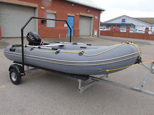 SEAPRO 3.6m RIB, 15hp Outboard and Trailer