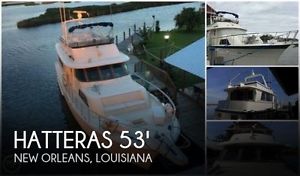 1984 Hatteras 53 Motor Yacht Extended Deck