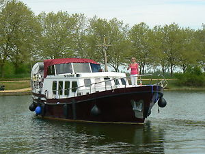 Motor Boat 14 metre Dutch, Corten steel cruiser