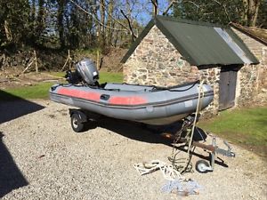 Avon Super Sport RIB with road trailer & 40hp Mariner outboard