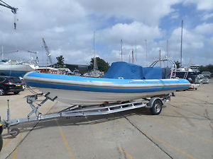 Solent Ribs 6.5 metre with Suzuki 175 Fourstroke and Road Trailer