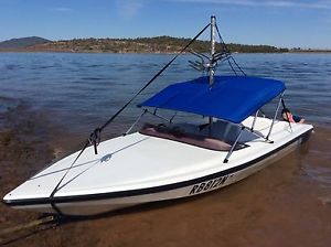 SKI BOAT 350 CHEV 1996 SUPER TRAC SKI OR WAKE HIGH POLE