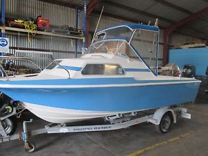 seafarer 17ft half cabin with 115hp marnier 2006 model