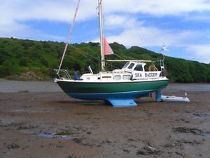 Westerly Marine Centaur Boat Yacht W26 1976 - H.1 Number 1529 - Green Hull