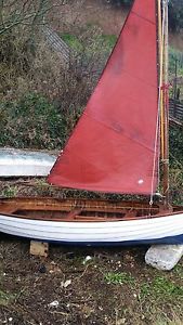 wooden sailing boat