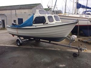 Orkney 19 Fastliner with Road Roller Trailer,Fast fisher, Fishing Boat