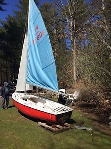 15 Foot Teal Sailboat