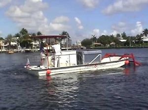 Pollution Cleanup Boat